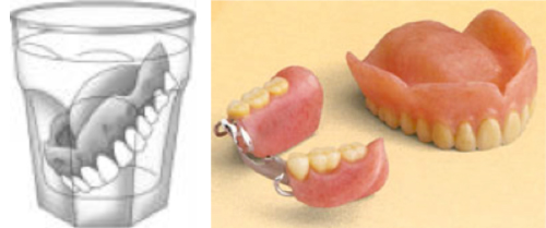 Daily Removal and Cleaning of Dentures